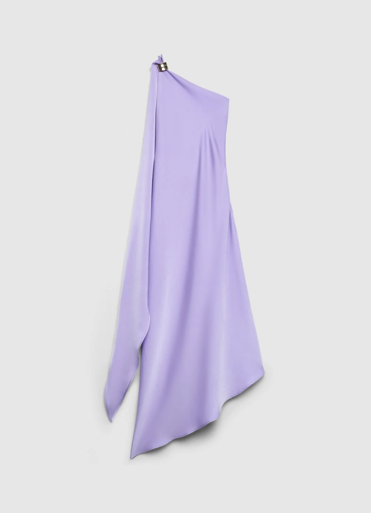 Vestito lungo monospalla con sciarpetta - Image 5