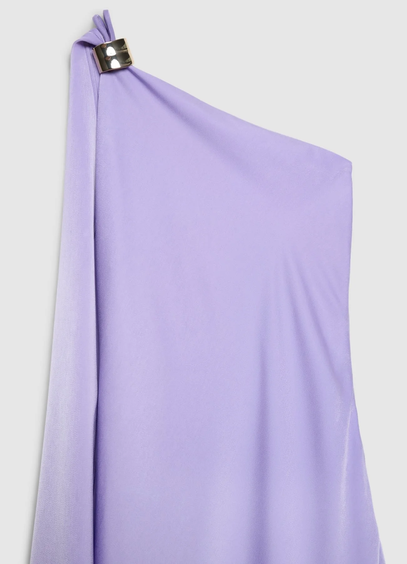 Vestito lungo monospalla con sciarpetta - Image 7