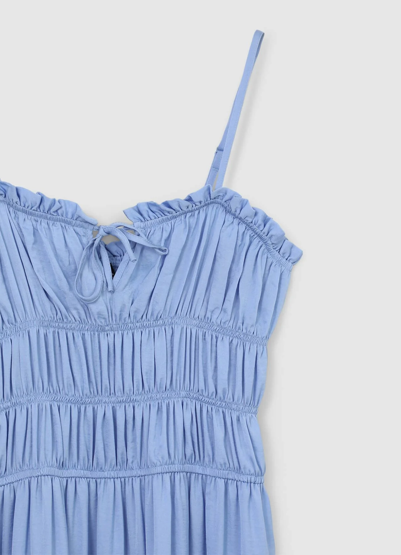 Vestito lungo punto smock - Image 5