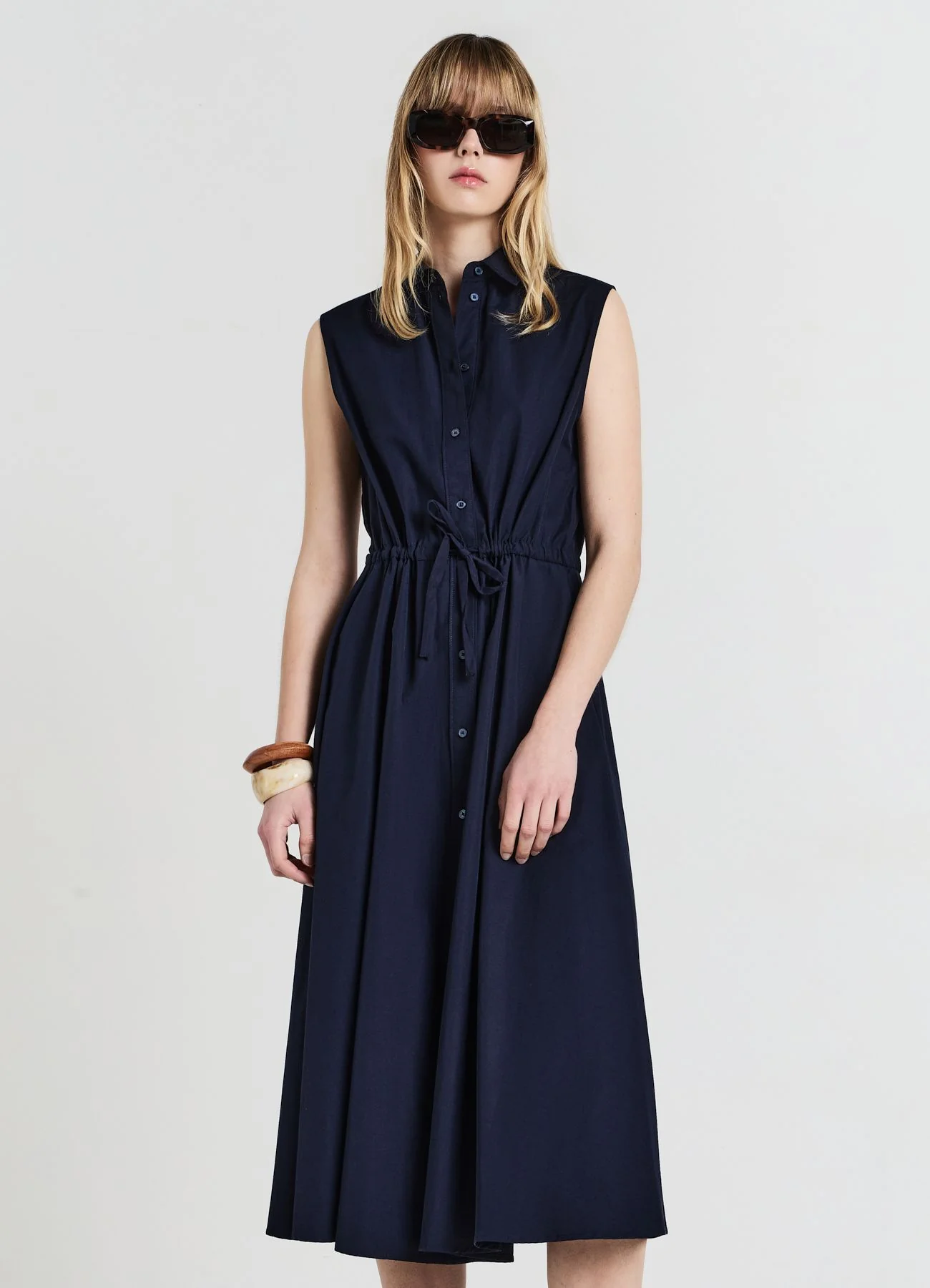 Vestito lungo smanicato - Image 4