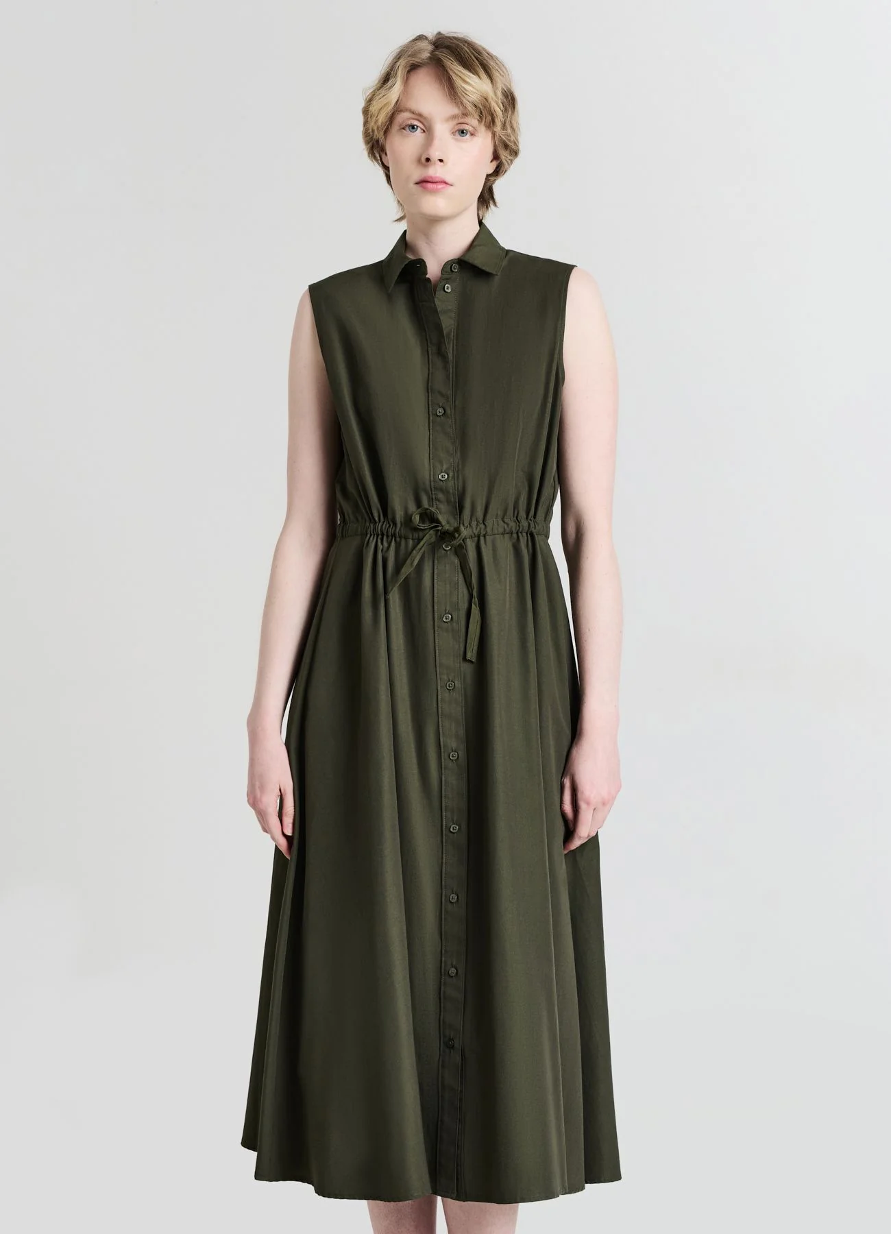 Vestito lungo smanicato - Image 3