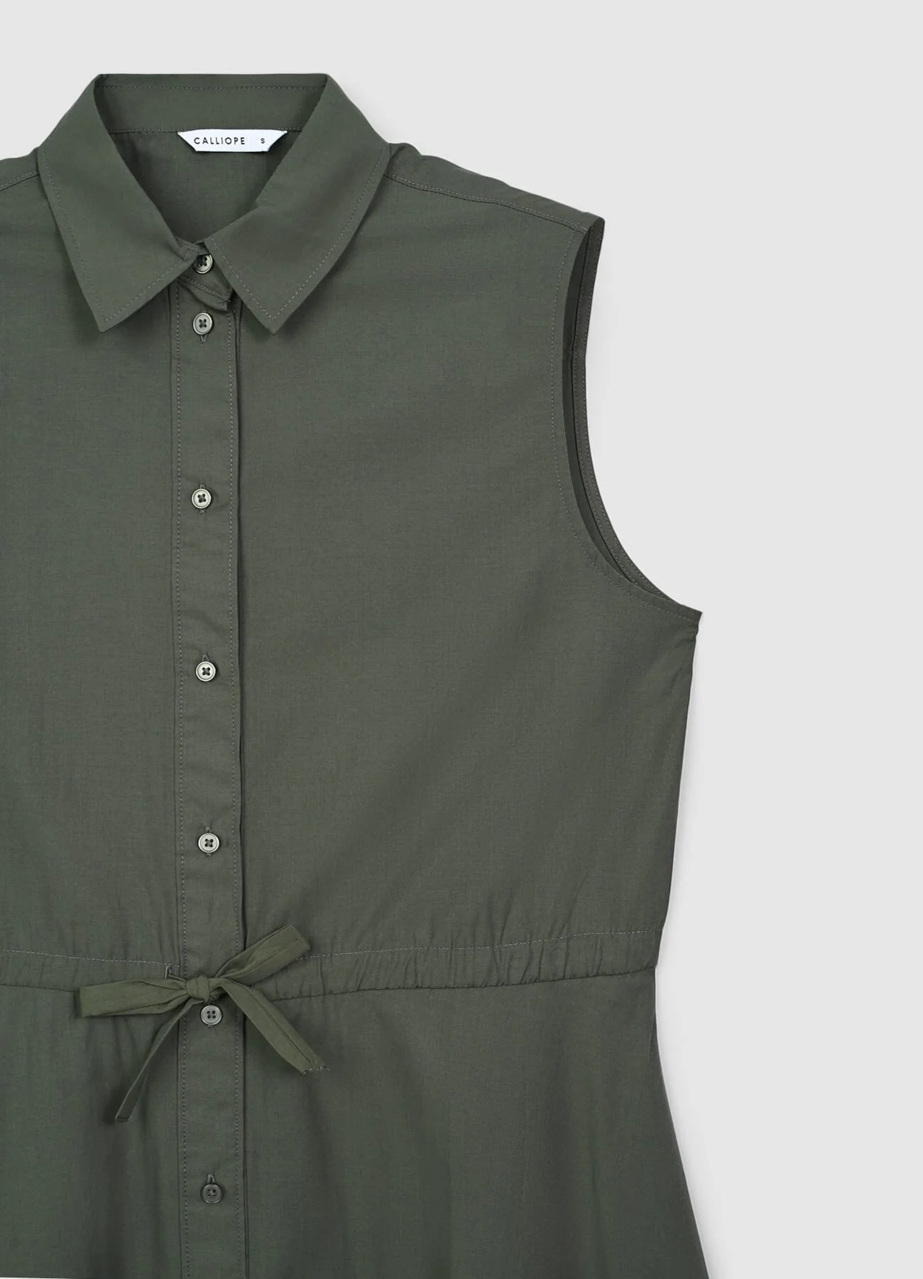 Vestito lungo smanicato - Image 4