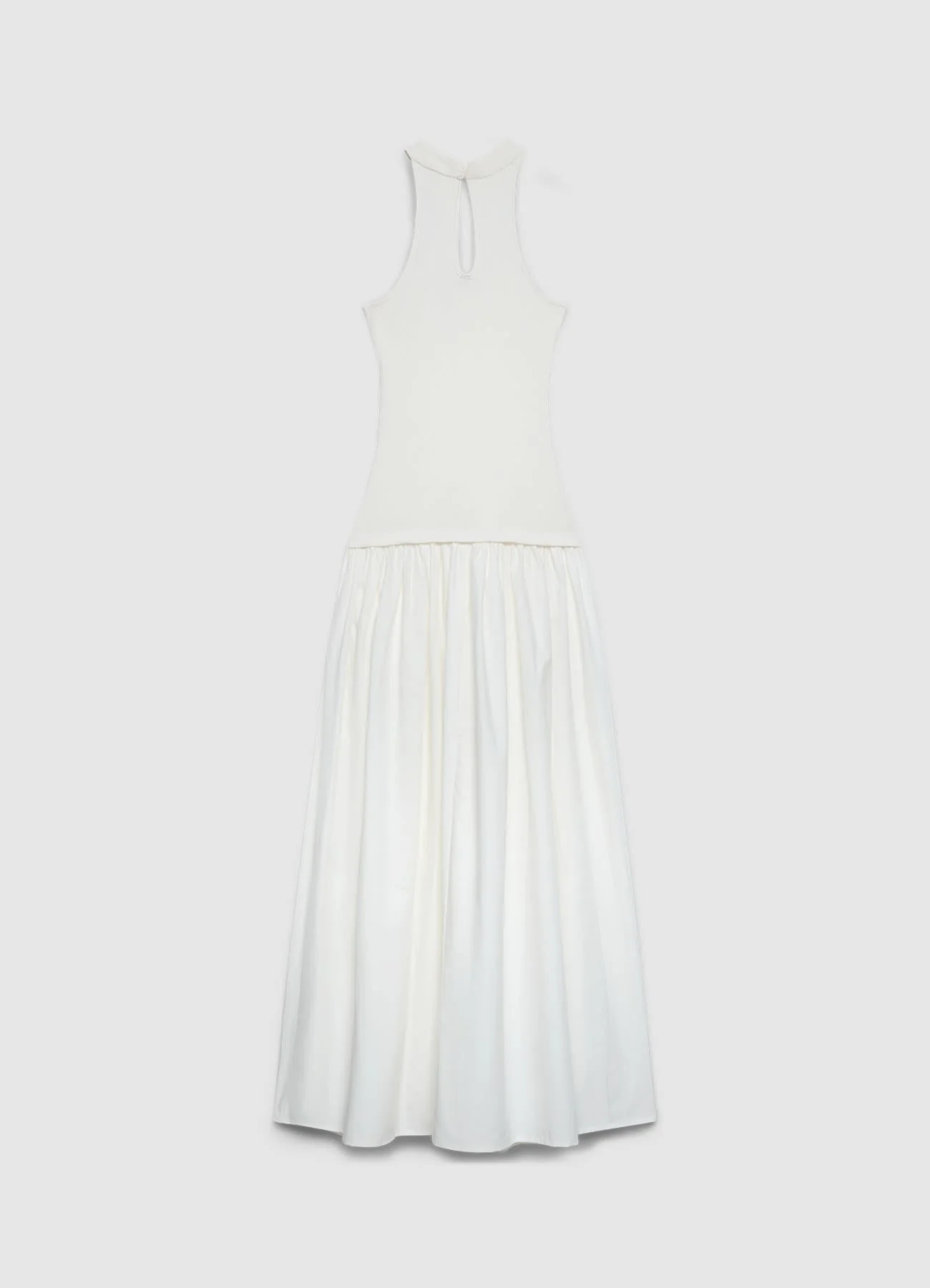 Vestito lungo smanicato con collo alto - Image 2
