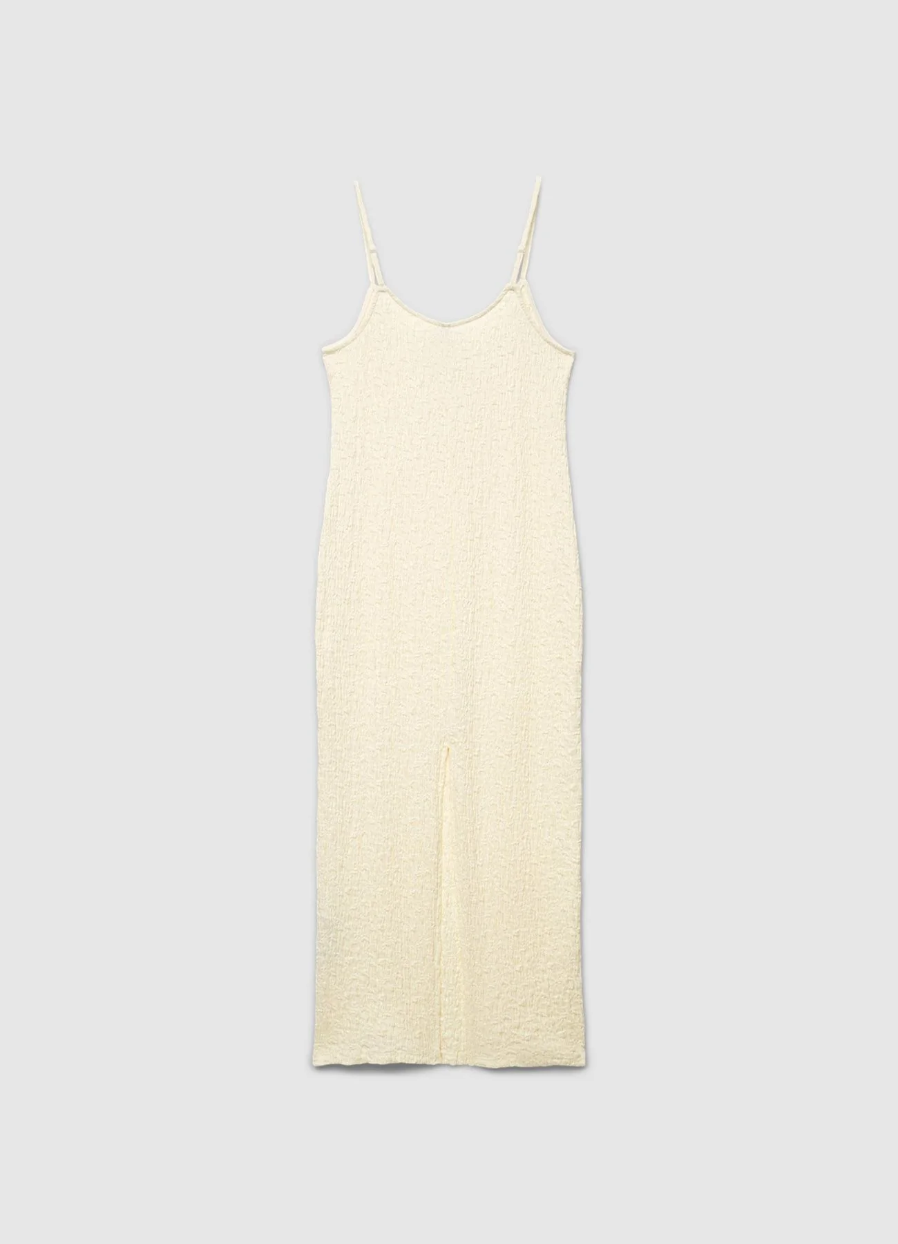 Vestito lungo tubino effetto stropicciato - Image 4