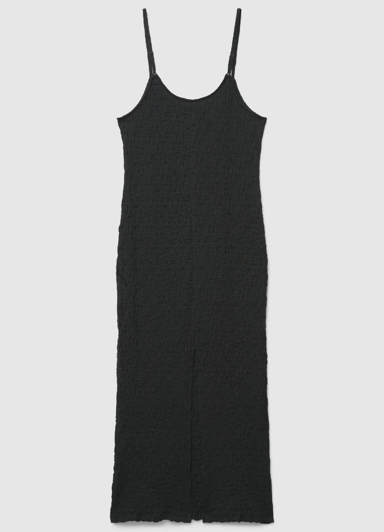 Vestito lungo tubino effetto stropicciato - Image 6
