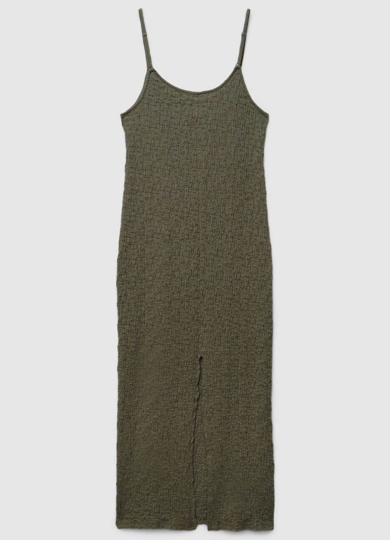 Vestito lungo tubino effetto stropicciato - Image 5