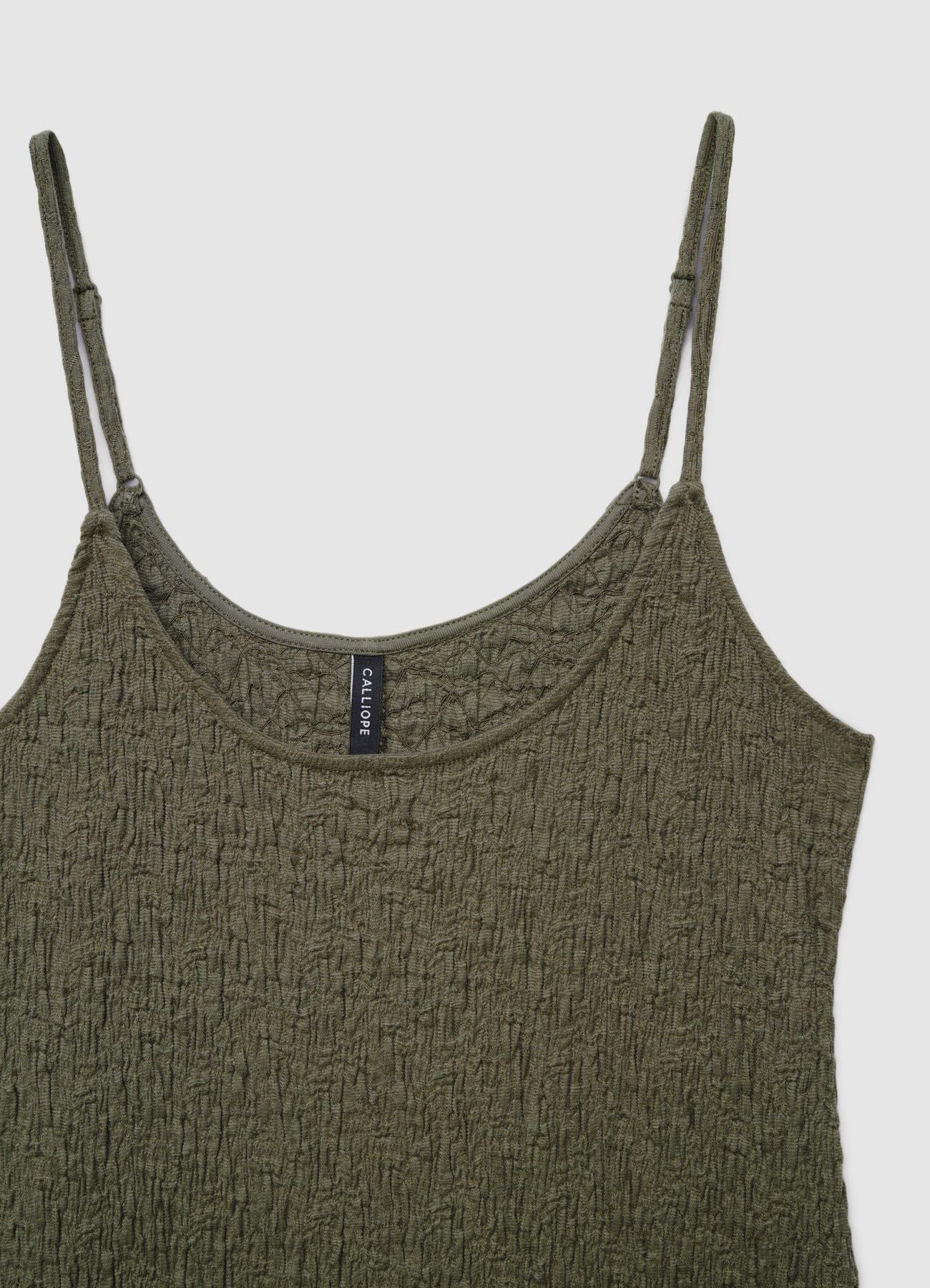 Vestito lungo tubino effetto stropicciato - Image 6