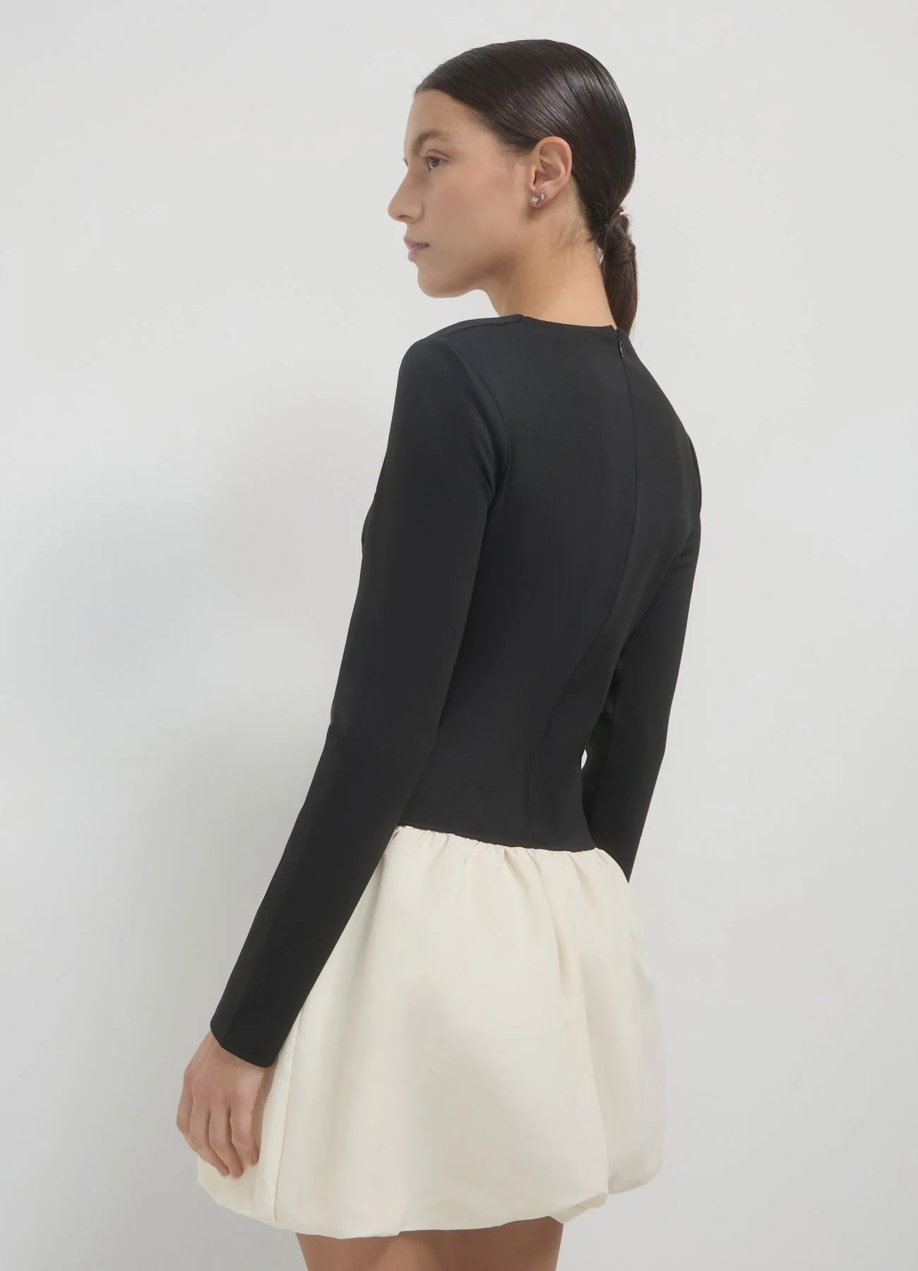Vestito palloncino bitessuto