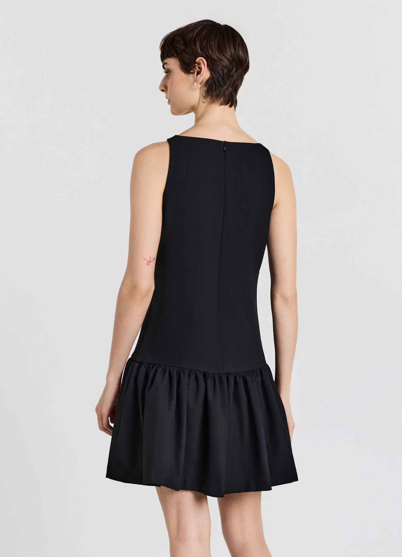 Vestito smanicato balza - Image 3