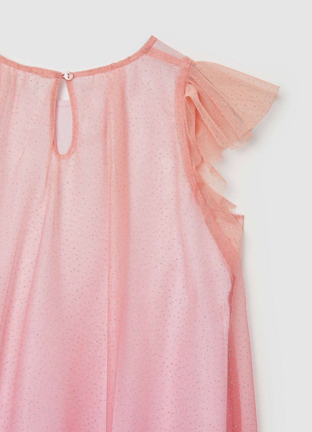 Vestito tulle fantasia sfumata - Image 6