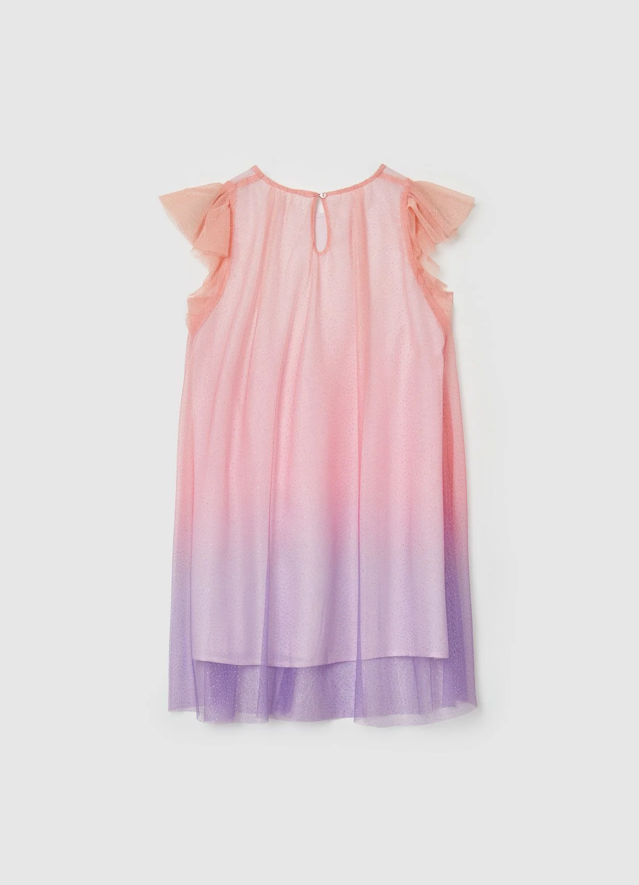 Vestito tulle fantasia sfumata - Image 7